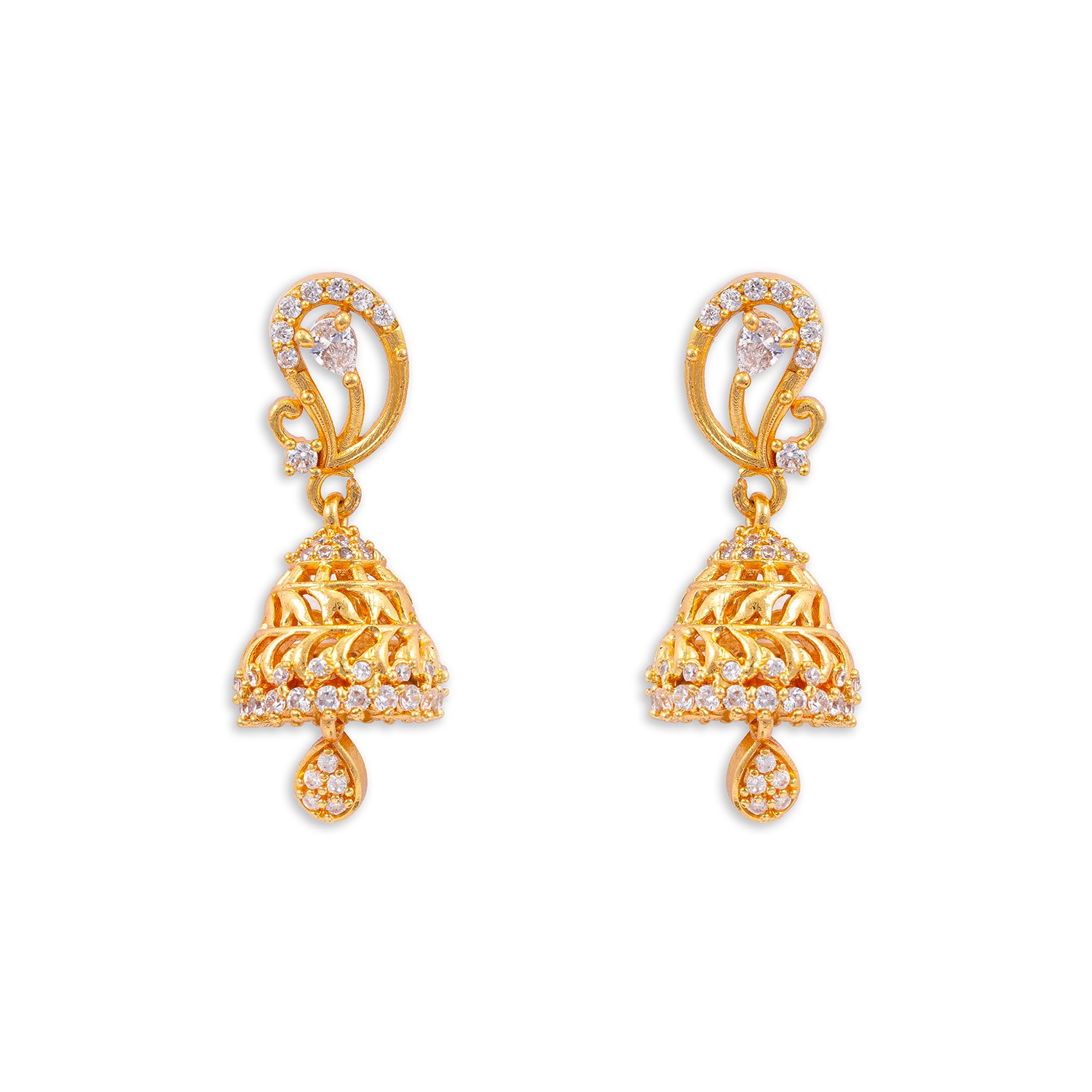 Zircon Jhumka Earring