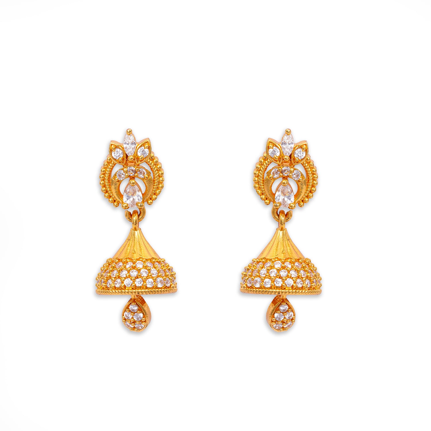 Zircon Jhumki Earring
