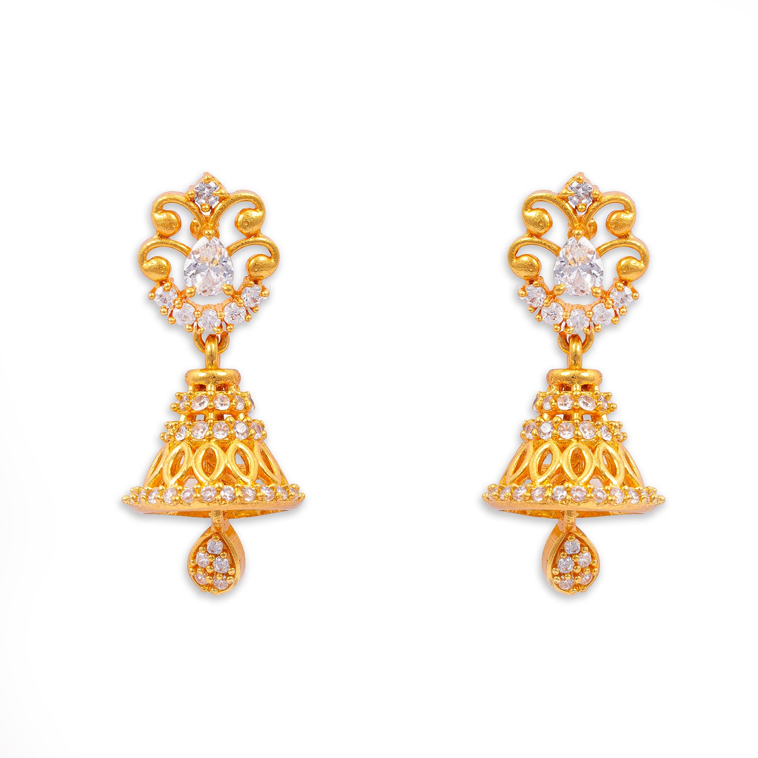 Zircon Jhumki Earring