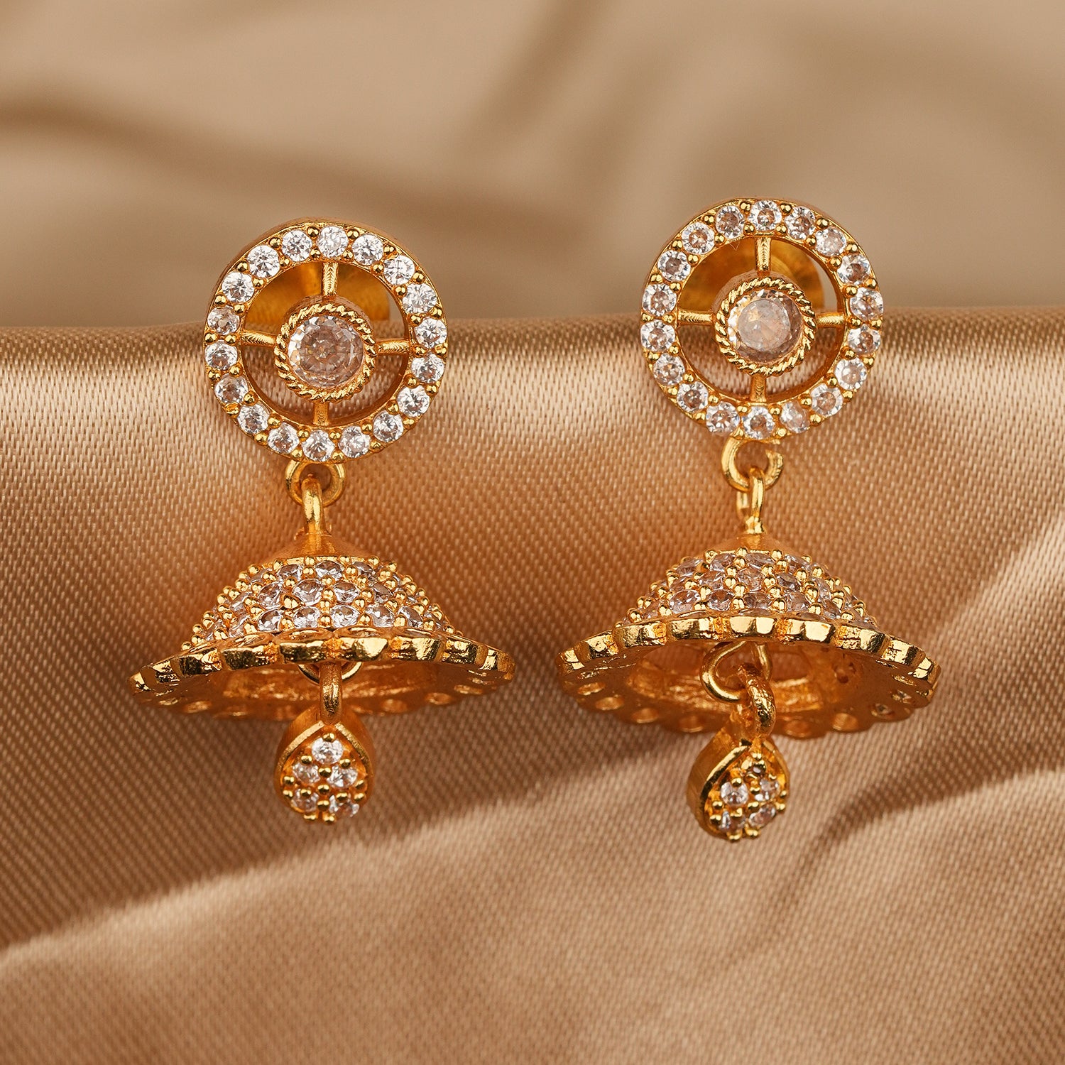 Zircon Jhumki Earring