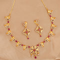 Traditional Kundan Pearl Statement Necklace Set