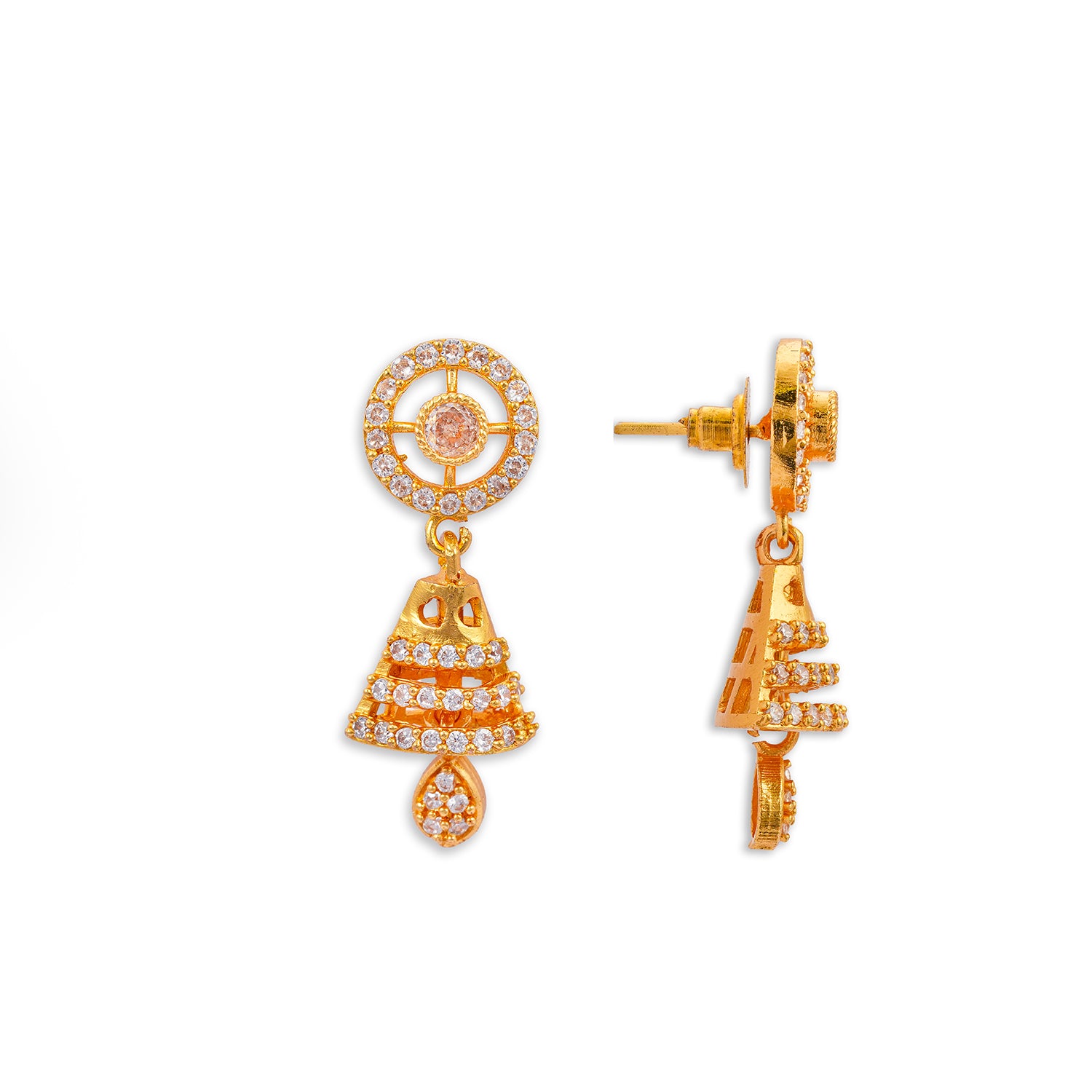 GOLDEN JHUMKI EARRING