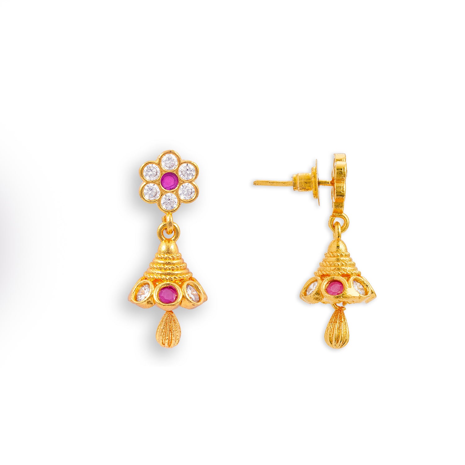 Floral Jhumki Earring