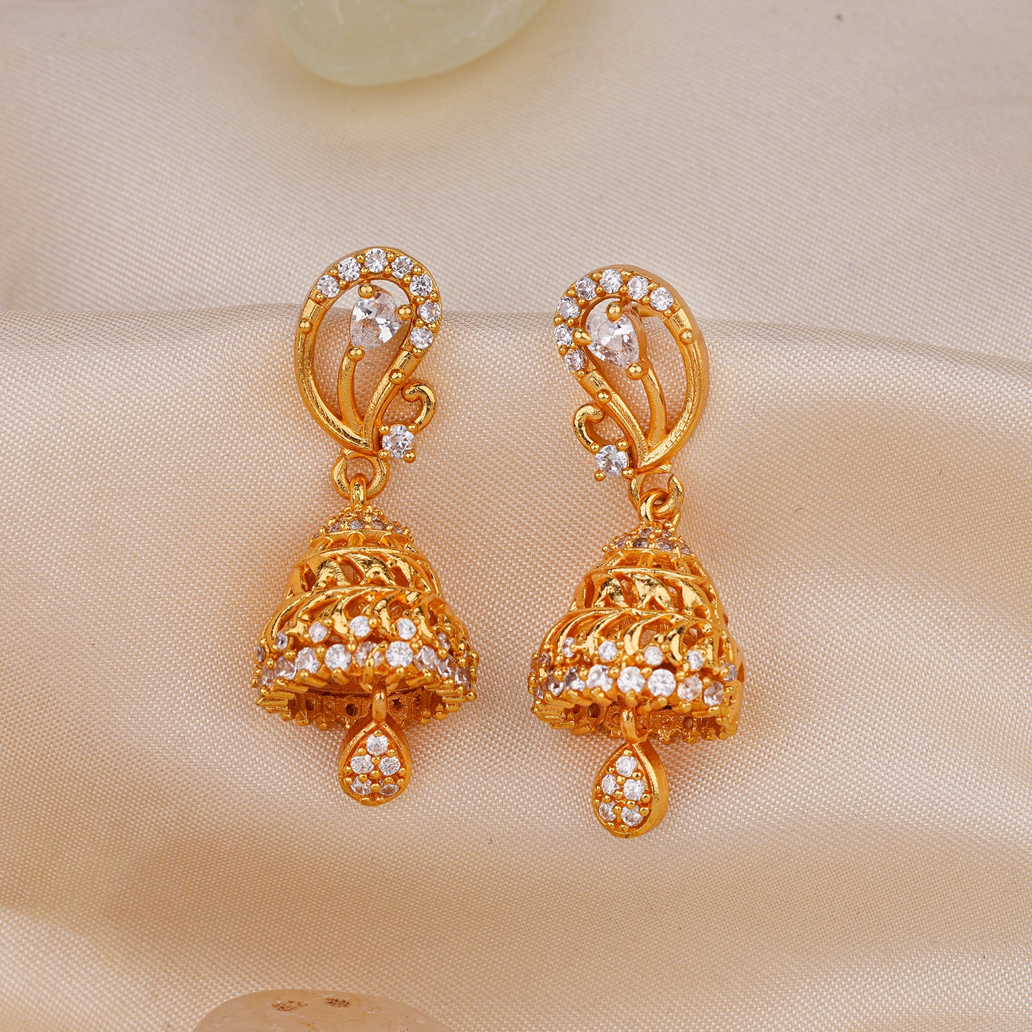 Zircon Jhumka Earring